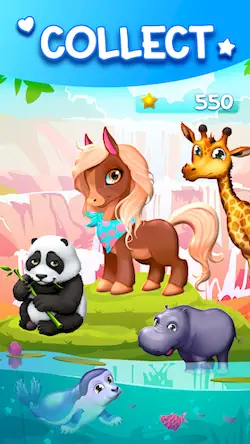Скачать Merge Animals Zoo: Животные [Взлом Много монет/Режим Бога] на Андроид