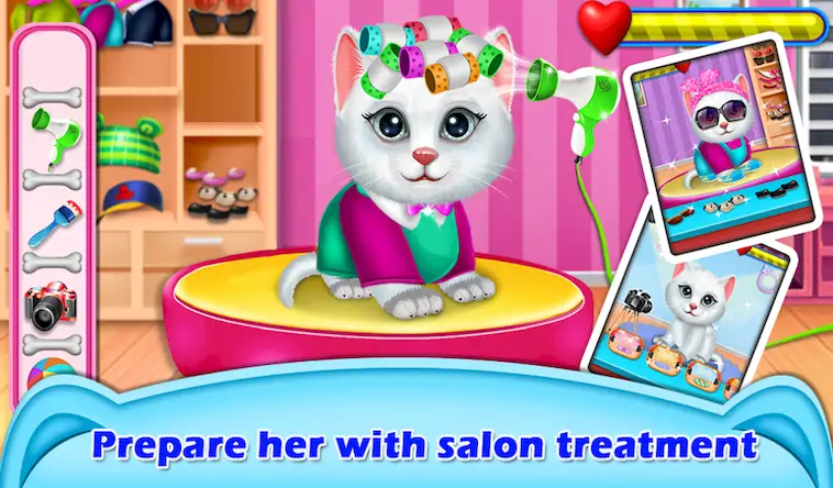 Скачать My Kitty Salon Makeover Games [Взлом Много монет/Unlocked] на Андроид
