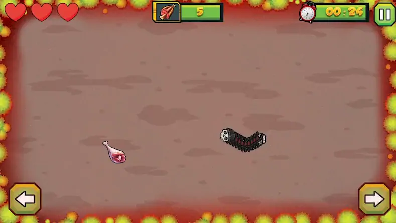 Скачать The Snake Skeletone Worms Game [Взлом Много денег/God Mode] на Андроид