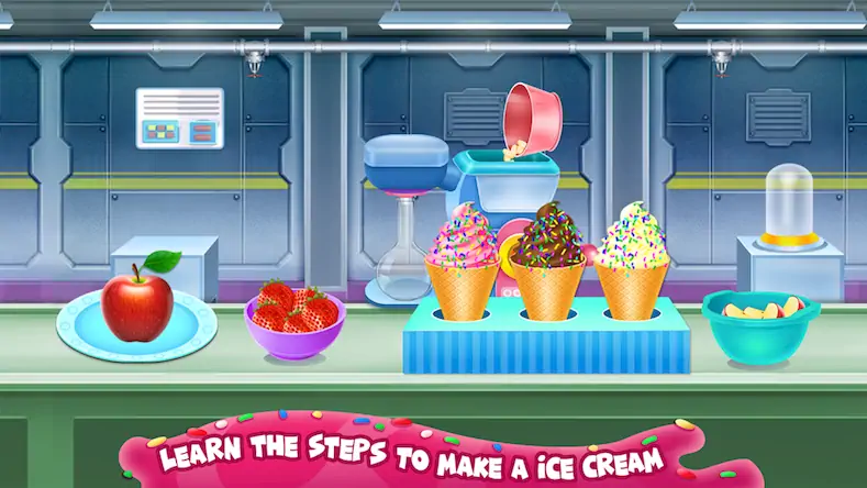 Скачать Fantasy Ice Cream Factory [Взлом Бесконечные деньги/God Mode] на Андроид