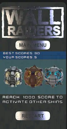 Скачать Wall Raiders 1 [Взлом Бесконечные монеты/God Mode] на Андроид