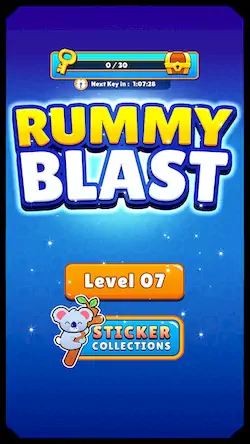 Скачать Rummy Blast Offline [Взлом Бесконечные деньги/Режим Бога] на Андроид