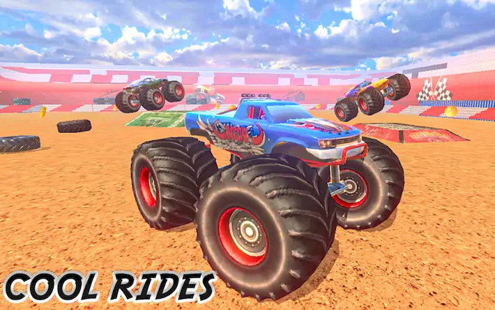 Скачать Monster Truck : Dirt Stunts [Взлом Бесконечные деньги/God Mode] на Андроид