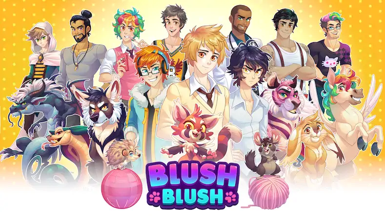 Скачать Blush Blush - Idle Otome Game [Взлом Бесконечные монеты/Разблокированная версия] на Андроид