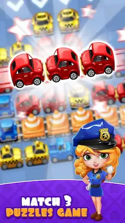Скачать Traffic Jam Cars Puzzle Match3 [Взлом Много денег/MOD Меню] на Андроид