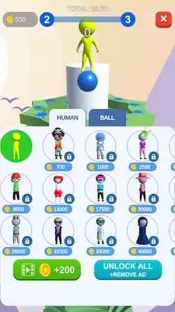 Скачать Stack Ball Jump 3D [Взлом Бесконечные деньги/Unlocked] на Андроид