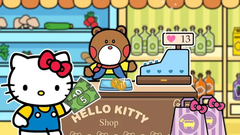 Скачать Hello Kitty: Игра Супермаркет [Взлом Бесконечные деньги/God Mode] на Андроид