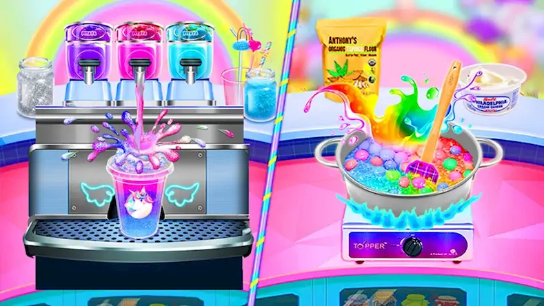Скачать Ice Cream Games: Rainbow Maker [Взлом Много денег/Режим Бога] на Андроид