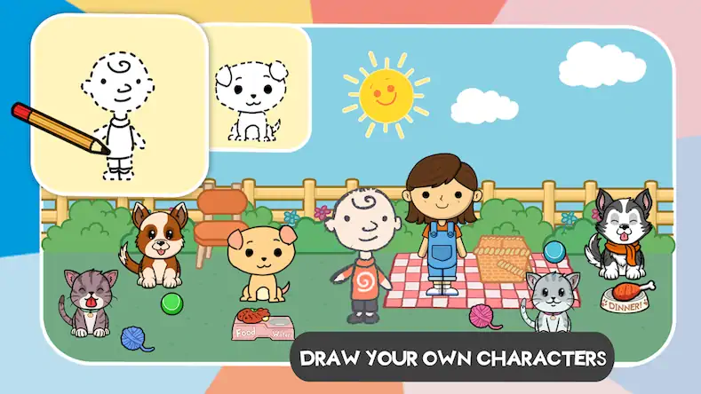Скачать Lila's World:Create Play Learn [Взлом Много монет/Разблокированная версия] на Андроид