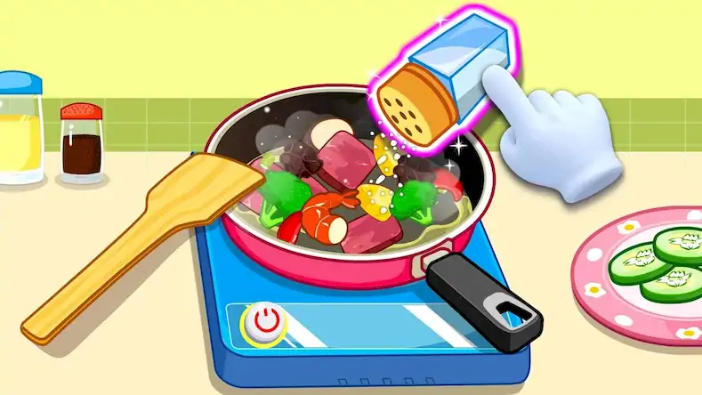 Скачать Панда-повар - кухня для детей [Взлом Бесконечные деньги/Разблокированная версия] на Андроид