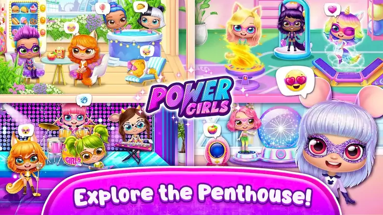 Скачать Power Girls — Fantastic Heroes [Взлом Бесконечные деньги/МОД Меню] на Андроид