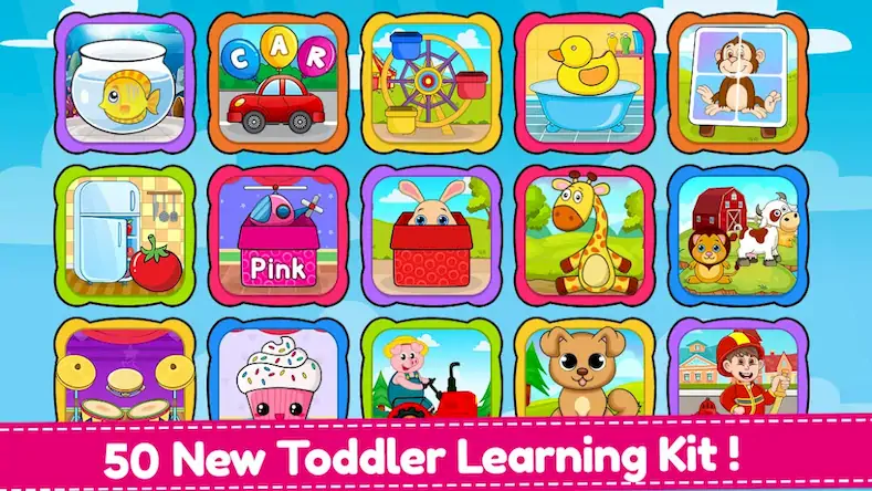 Скачать Toddler Games: 2-5 Year Kids [Взлом Много монет/MOD Меню] на Андроид