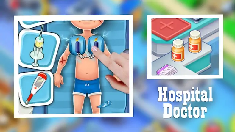 Скачать Happy Hospital : Game [Взлом Много монет/Режим Бога] на Андроид
