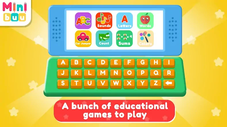 Скачать Kids Computer - Fun Games [Взлом Бесконечные монеты/Разблокированная версия] на Андроид