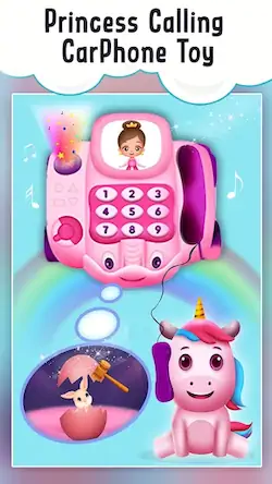 Скачать Baby Princess Car phone Toy [Взлом Бесконечные деньги/Режим Бога] на Андроид