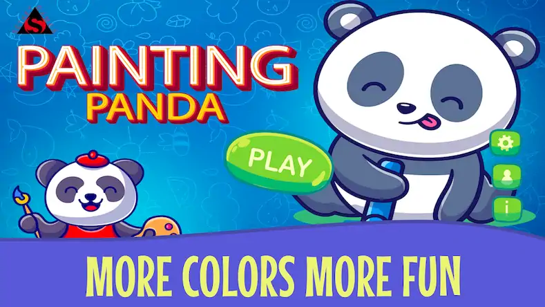 Скачать Painting Panda [Взлом Много монет/Режим Бога] на Андроид
