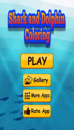 Скачать Coloring Pages Dolphin Shark [Взлом Много монет/Unlocked] на Андроид