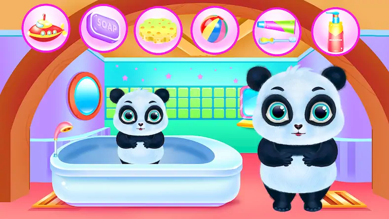 Скачать Cute Panda Caring and Dressup [Взлом Много денег/Разблокированная версия] на Андроид