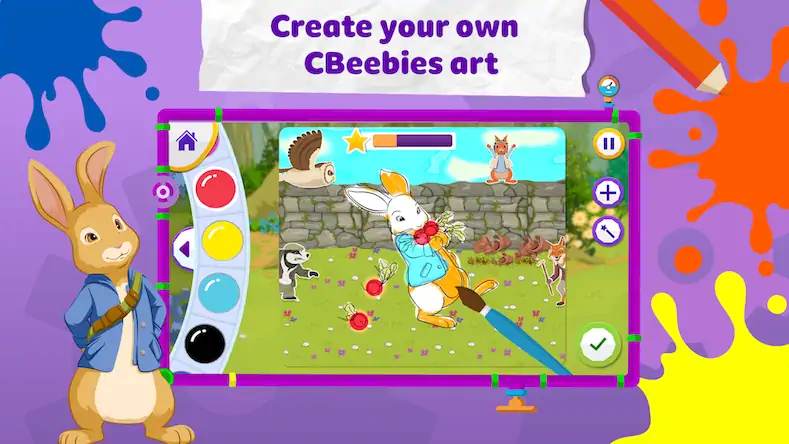 Скачать CBeebies Get Creative: Paint [Взлом Бесконечные деньги/Режим Бога] на Андроид