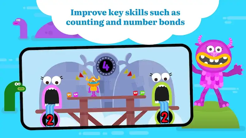 Скачать Teach Monster Number Skills [Взлом Бесконечные деньги/Режим Бога] на Андроид