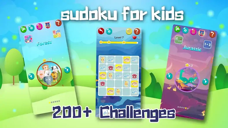 Скачать Sudoku for Kids-Animal Puzzle [Взлом Много монет/Unlocked] на Андроид