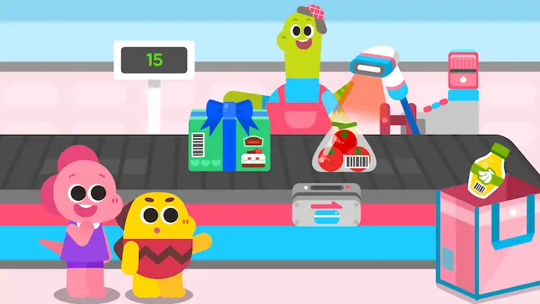 Скачать Cocobi Supermarket - Kids game [Взлом Много денег/Разблокированная версия] на Андроид