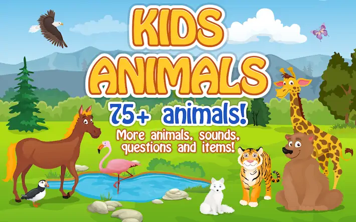 Скачать Kids Animals [Взлом Бесконечные деньги/Unlocked] на Андроид