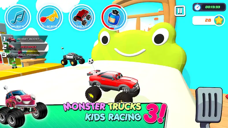 Скачать Monster Trucks Game for Kids 3 [Взлом Много денег/Разблокированная версия] на Андроид