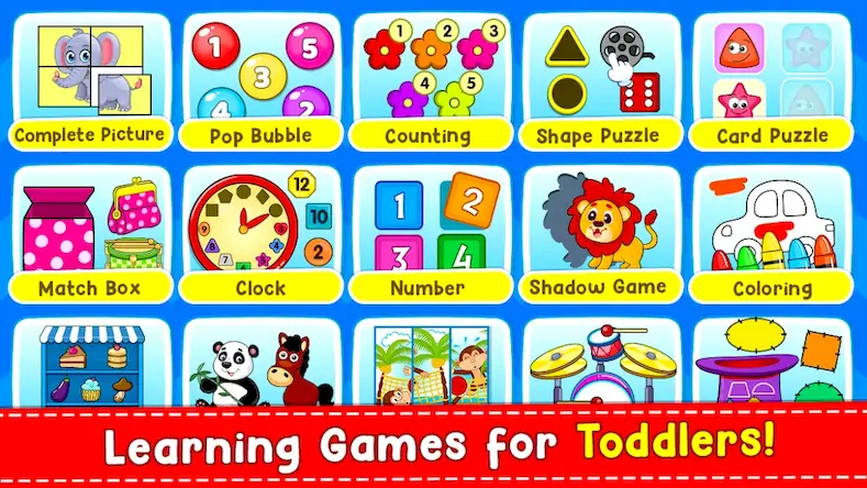 Скачать Toddler Games for 2+ Year Olds [Взлом Бесконечные деньги/МОД Меню] на Андроид