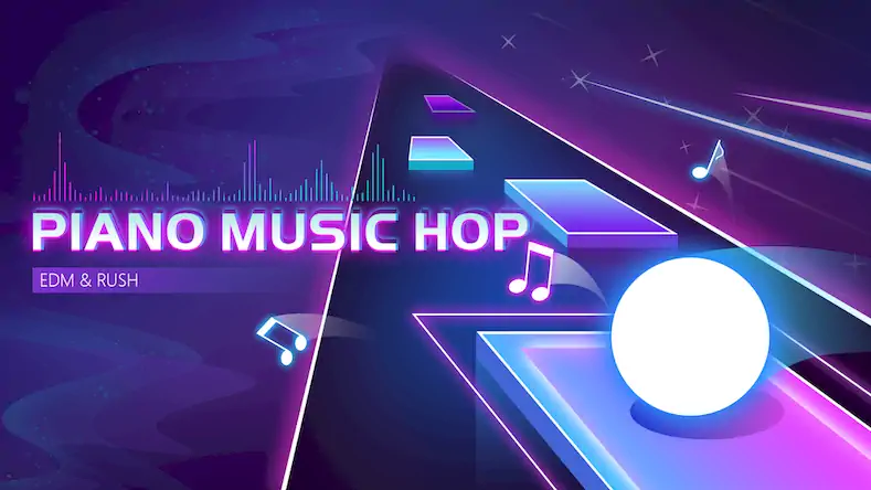 Скачать Piano Music Hop: EDM Rush！ [Взлом Бесконечные монеты/Разблокированная версия] на Андроид