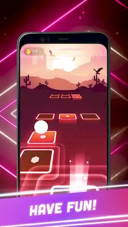 Скачать Hop Tiles 3D: Hit music game [Взлом Много монет/Unlocked] на Андроид