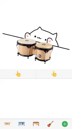 Скачать Bongo Cat: Musical Instruments [Взлом Бесконечные монеты/Режим Бога] на Андроид