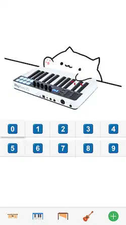 Скачать Bongo Cat: Musical Instruments [Взлом Бесконечные монеты/Режим Бога] на Андроид