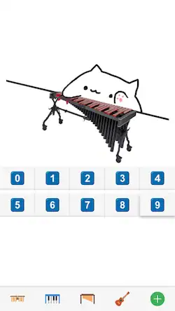 Скачать Bongo Cat: Musical Instruments [Взлом Бесконечные монеты/Режим Бога] на Андроид