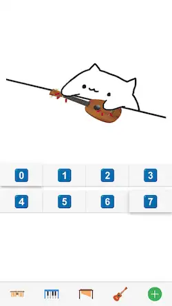 Скачать Bongo Cat: Musical Instruments [Взлом Бесконечные монеты/Режим Бога] на Андроид