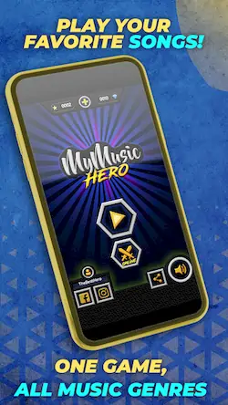 Скачать Guitar Hero Mobile: Music Game [Взлом Бесконечные монеты/God Mode] на Андроид