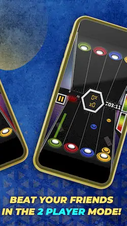 Скачать Guitar Hero Mobile: Music Game [Взлом Бесконечные монеты/God Mode] на Андроид