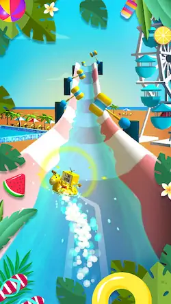 Скачать Waterpark: Slide Race [Взлом Много денег/Разблокированная версия] на Андроид
