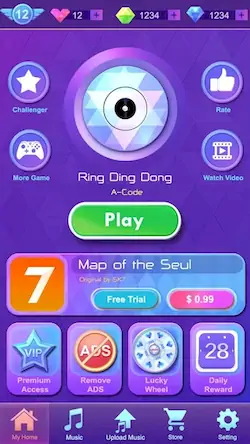 Скачать Music Piano Tiles: Music Games [Взлом Бесконечные монеты/Разблокированная версия] на Андроид