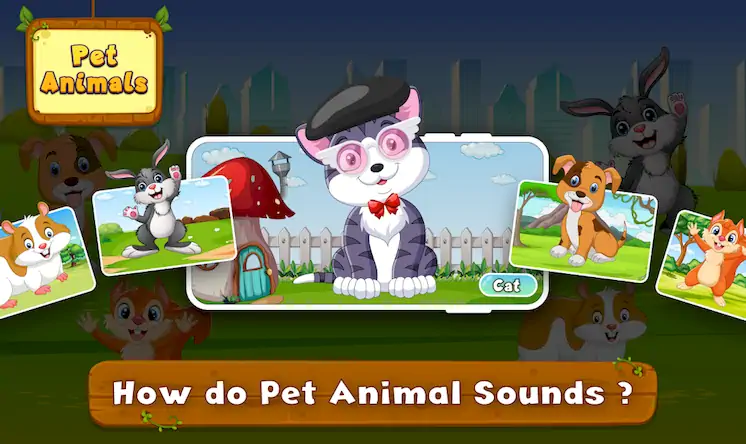 Скачать Animal Sounds & Games for Kids [Взлом Бесконечные деньги/God Mode] на Андроид
