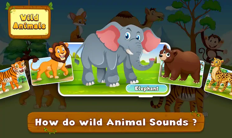 Скачать Animal Sounds & Games for Kids [Взлом Бесконечные деньги/God Mode] на Андроид