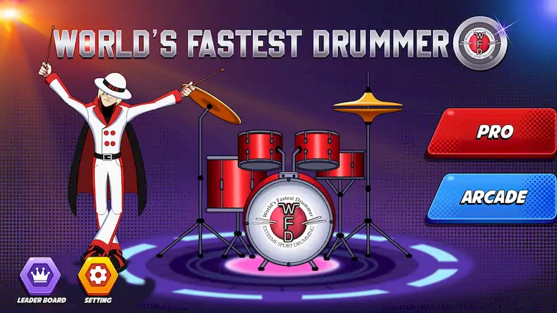 Скачать World's Fastest Drummer [Взлом Бесконечные деньги/МОД Меню] на Андроид