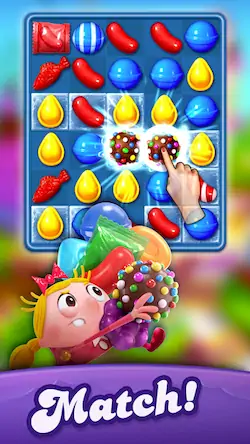 Скачать Candy Crush Tales [Взлом Много монет/Режим Бога] на Андроид