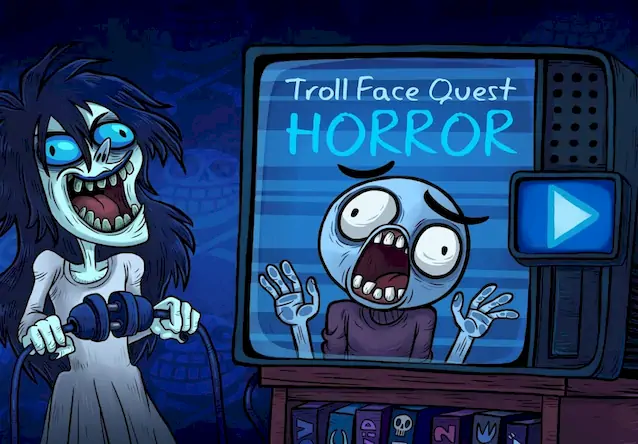 Скачать Troll Face Quest Horror [Взлом Бесконечные монеты/МОД Меню] на Андроид