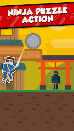 Скачать Mr Ninja - Slicey Puzzles [Взлом Много монет/God Mode] на Андроид