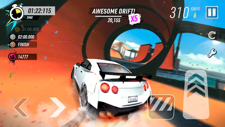 Скачать Car Stunt Races: Mega Ramps [Взлом Бесконечные деньги/MOD Меню] на Андроид