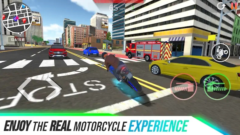 Скачать Motorcycle Real Simulator [Взлом Бесконечные деньги/God Mode] на Андроид