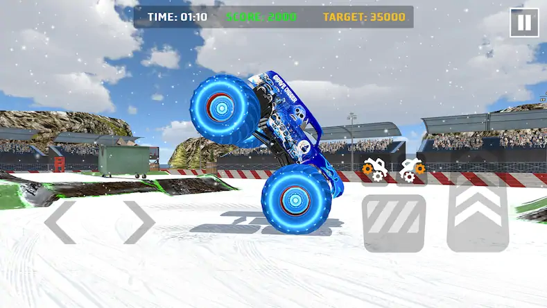 Скачать Car Games: Monster Truck Stunt [Взлом Много монет/God Mode] на Андроид