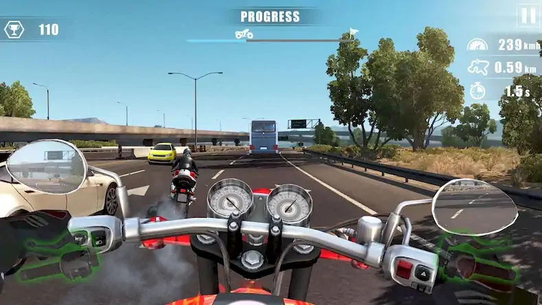Скачать Moto Bike Race : Driving Car [Взлом Много денег/МОД Меню] на Андроид