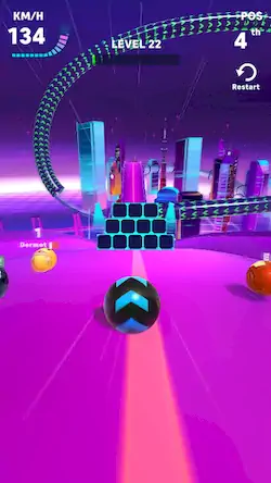 Скачать Racing Ball Master 3D [Взлом Много денег/МОД Меню] на Андроид